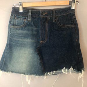 edwin two color tone denim skirt Vintage